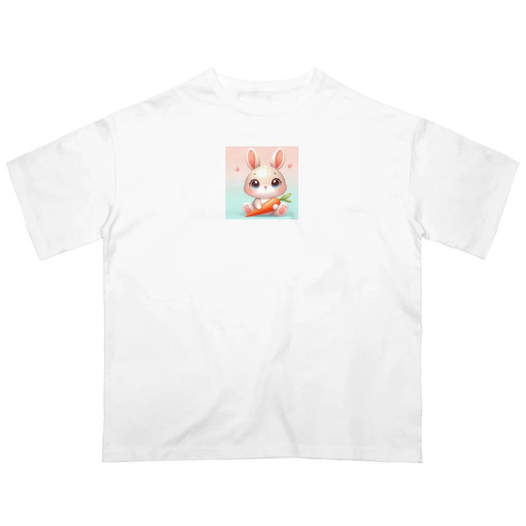 激カワポテぐっずのうるうるうさ子ちゃん🥕 Oversized T-Shirt