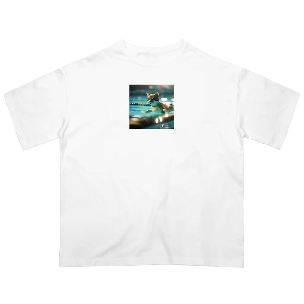 mentoreの水中のメカット・トライアンフ Oversized T-Shirt