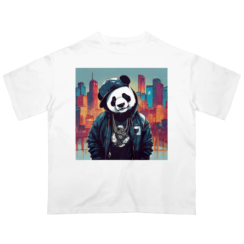 クレイジーパンダのcrazy_panda3 オーバーサイズTシャツ