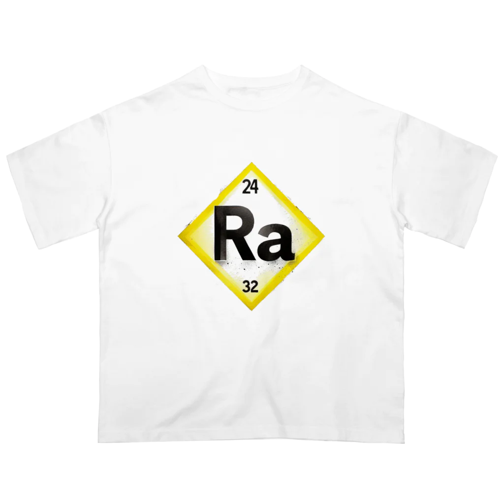 science closet（科学×ファッション）の元素シリーズ　~ラジウム Ra~ Oversized T-Shirt