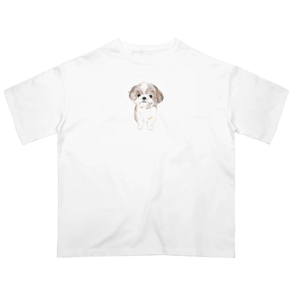 hanapecha_wannyanのシーズーちゃんおすましポーズ Oversized T-Shirt