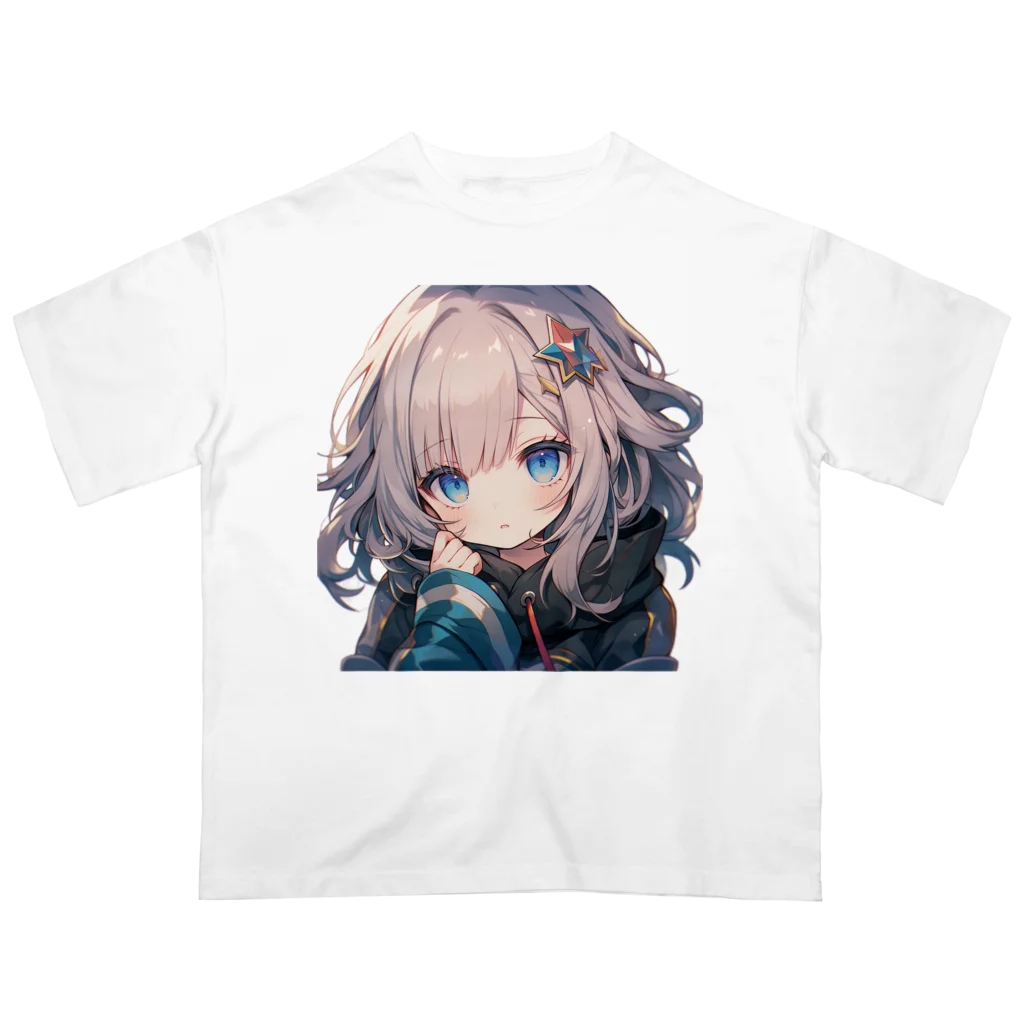 honoka_tの見つめる美少女 オーバーサイズTシャツ