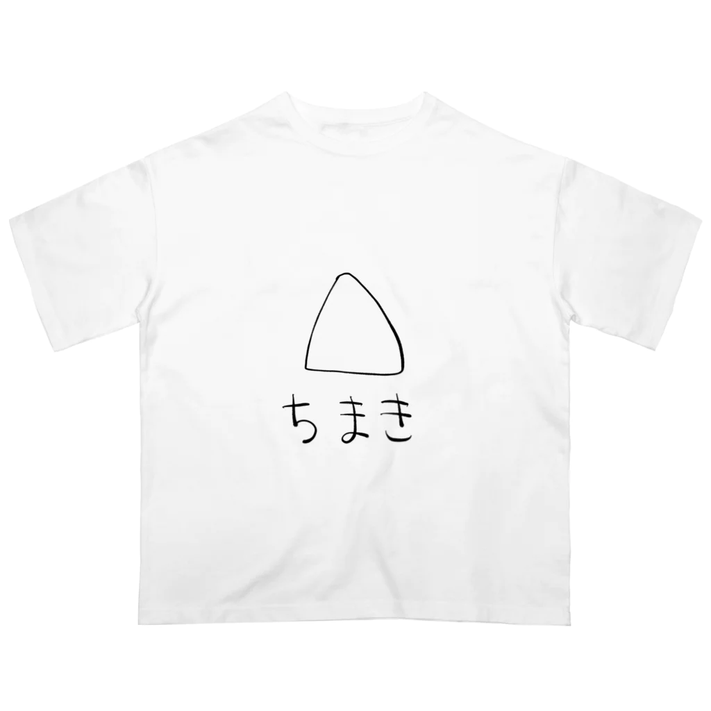 あたまのわるいショップのあたまのわるいちまき オーバーサイズTシャツ