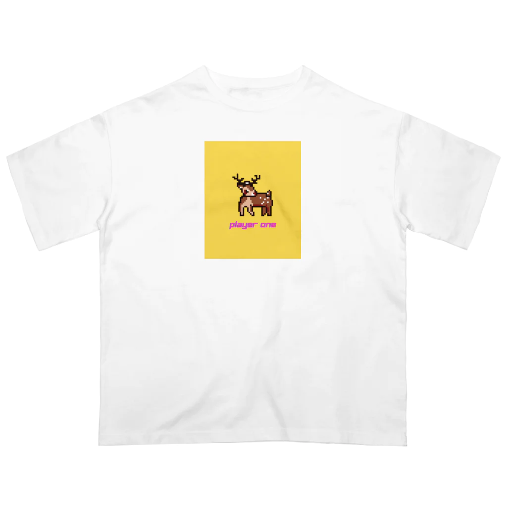 amber15のドット絵　シカ Oversized T-Shirt