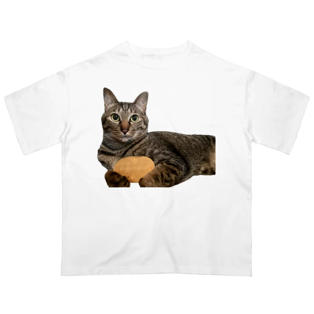 オレはニャン蔵の『猫に小判』オレはニャン蔵 オーバーサイズTシャツ