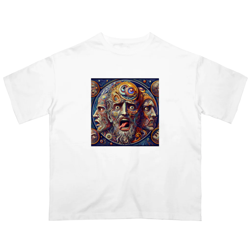 ちゃちゃぽやの21st Century Schizoid Man Oversized T-Shirt