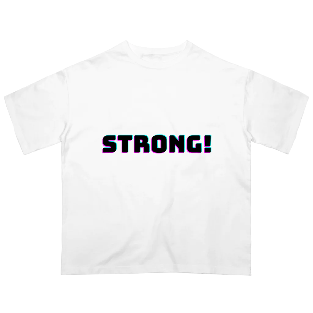 kms-1121のstrong man オーバーサイズTシャツ