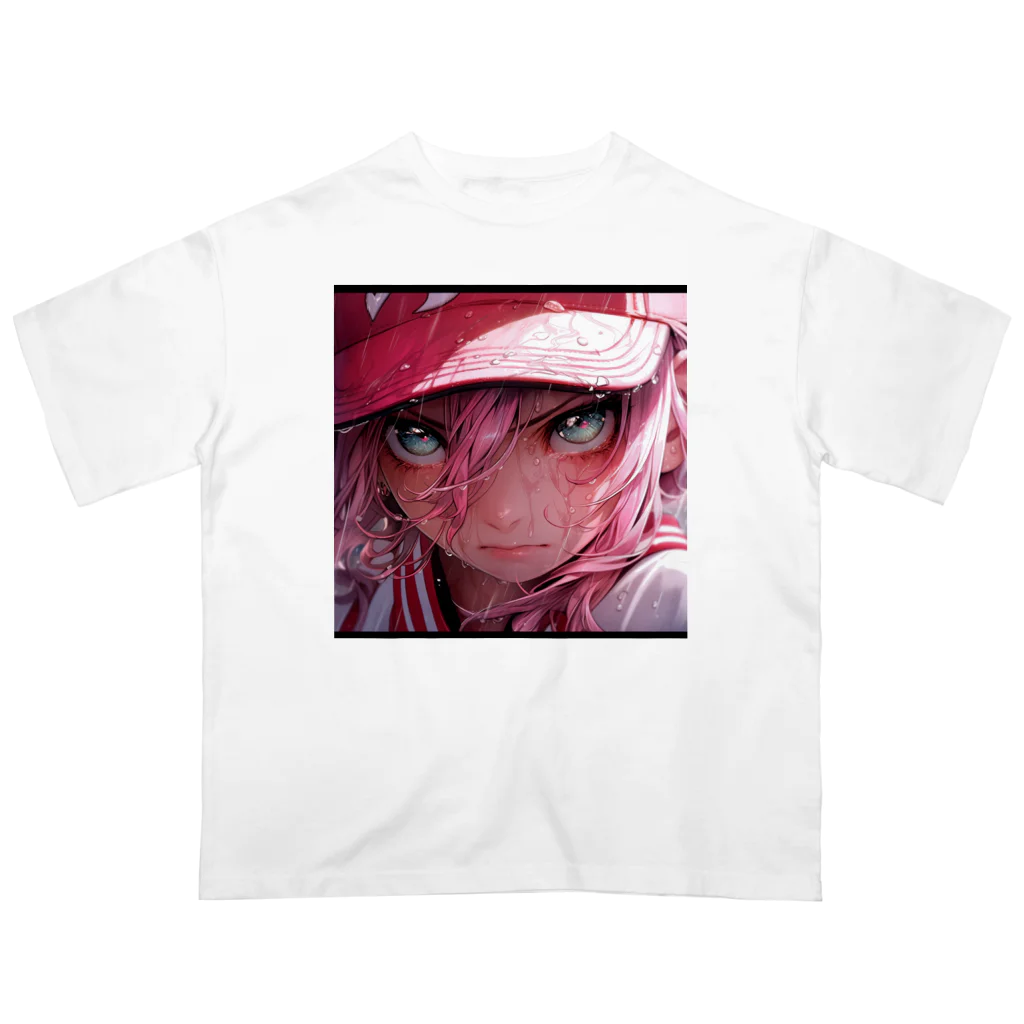 ぶーたんの熱血少女の燃える情熱 Oversized T-Shirt