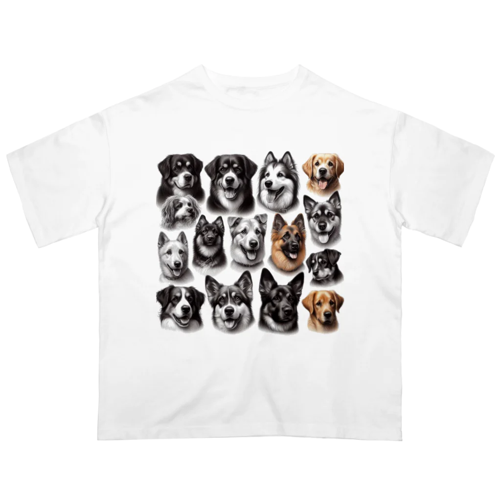 dogfulのかっこいい大型犬 オーバーサイズTシャツ