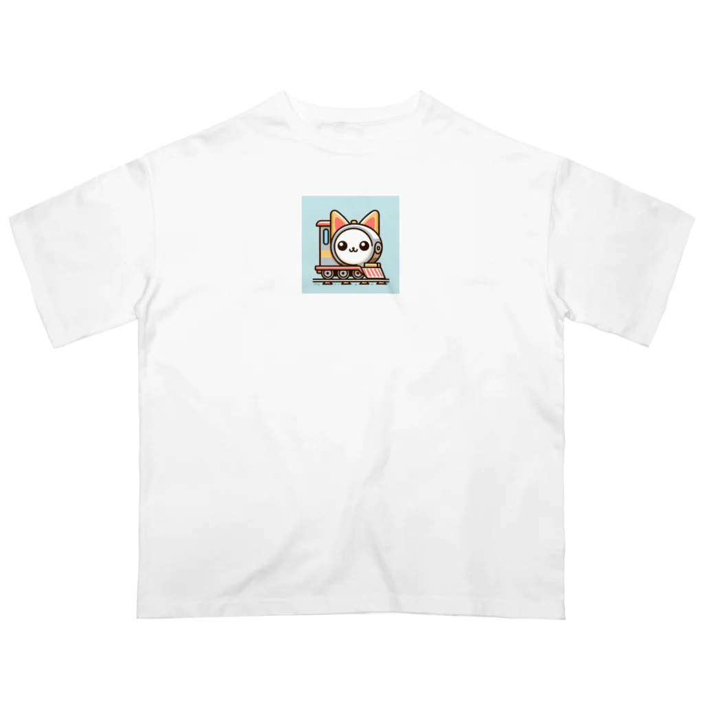 コウヘイの猫電車 Oversized T-Shirt