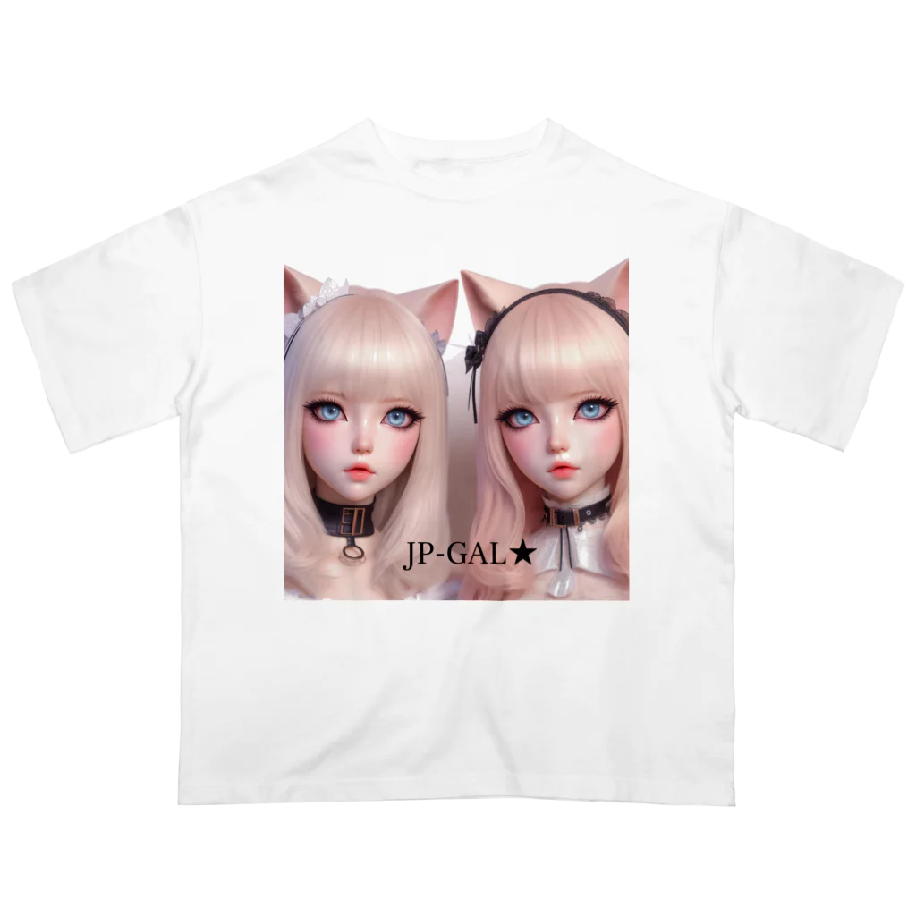 ca2432oebのJP-GAL-CAT03 Oversized T-Shirt