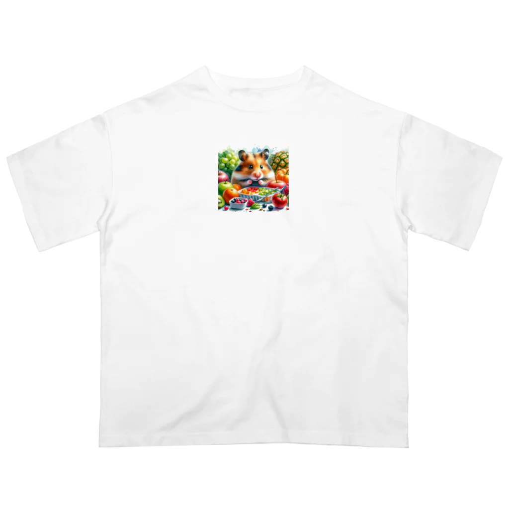 えほんのふんわりぺーじのピースケのおいしい発見 Oversized T-Shirt