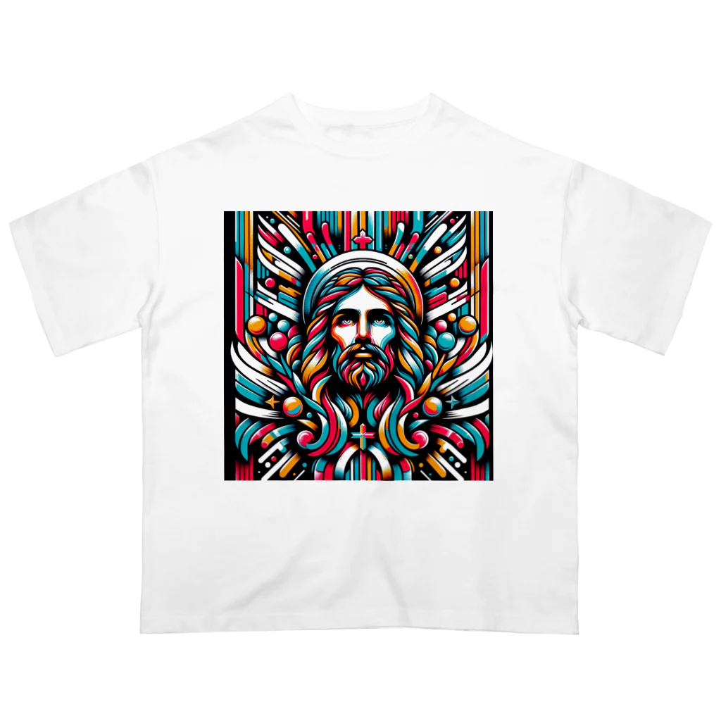 Kuris-DesignのThanks GOD,I'm alive. オーバーサイズTシャツ