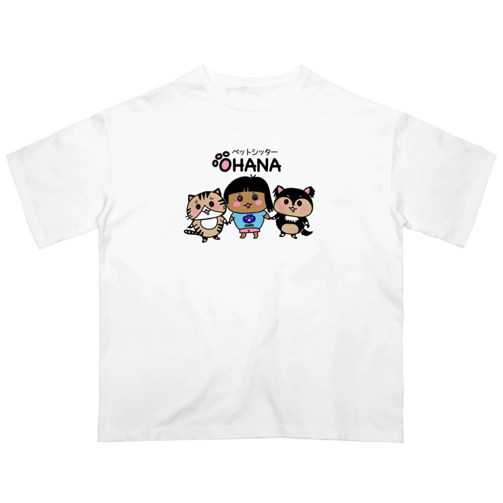 三八挿絵制作所のOhana オーバーサイズTシャツ