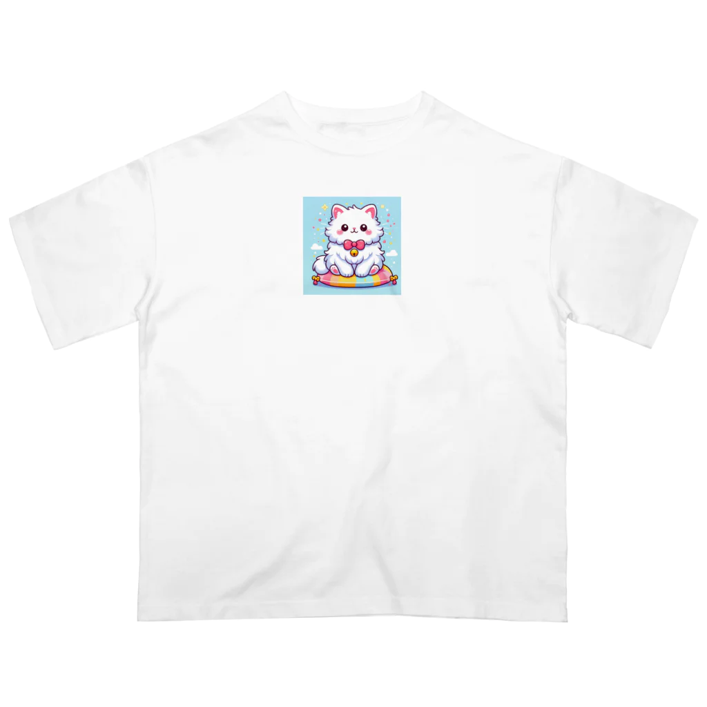 Tomo-Shopのゆるかわキャット Oversized T-Shirt