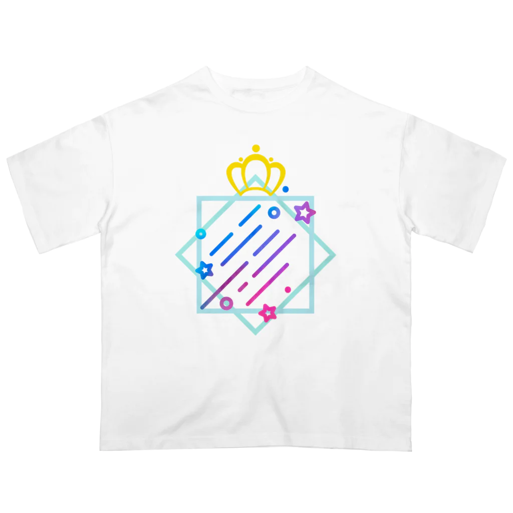 颯姫💎👑の颯姫 ロゴ オーバーサイズTシャツ