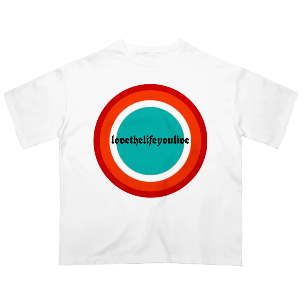 ここらいふのlovethelifeyoulive -circle- オーバーサイズTシャツ