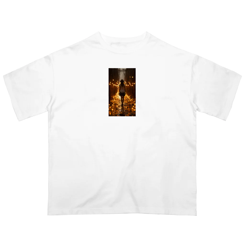 aoicanonのJourney Through the Lanterns Oversized T-Shirt