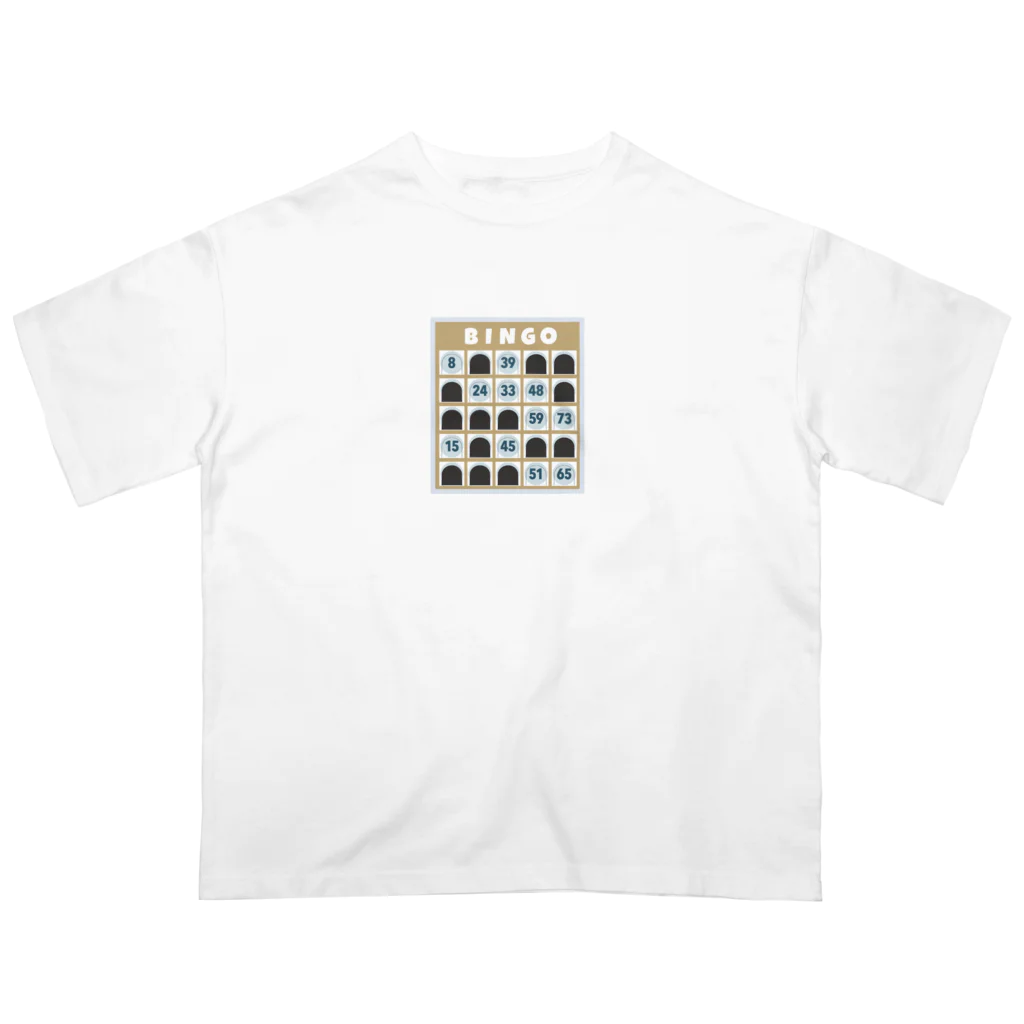 yumipsonsの揃いそうで揃わないビンゴカード オーバーサイズTシャツ