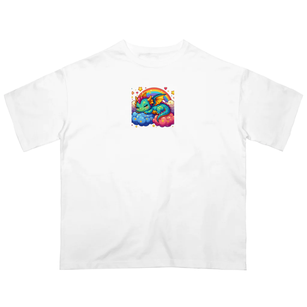 Harmony of Natureの夢見るドラゴン Oversized T-Shirt