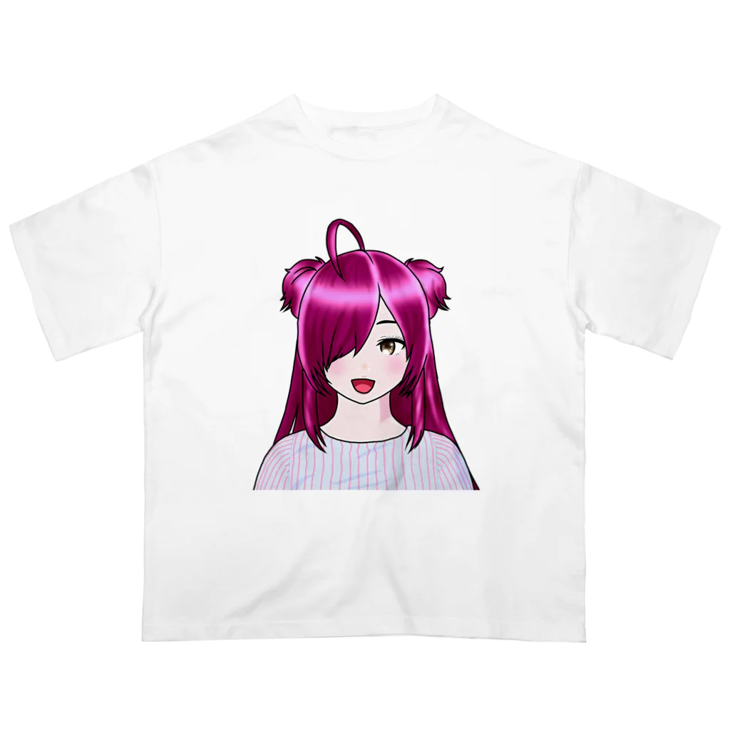 赤坂おかゆの赤坂おかゆちゃんグッズ Oversized T-Shirt