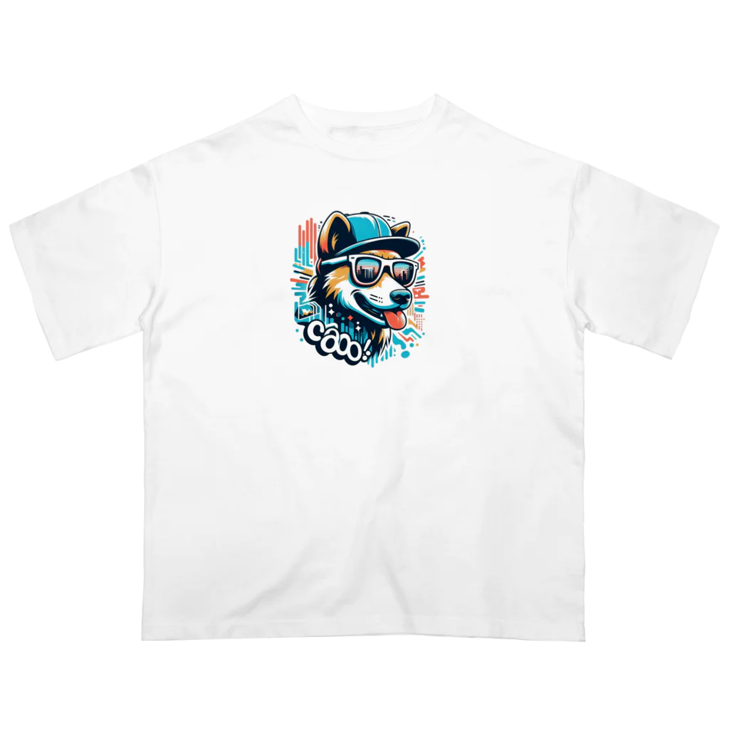 Design HarborのCool Dog Oversized T-Shirt