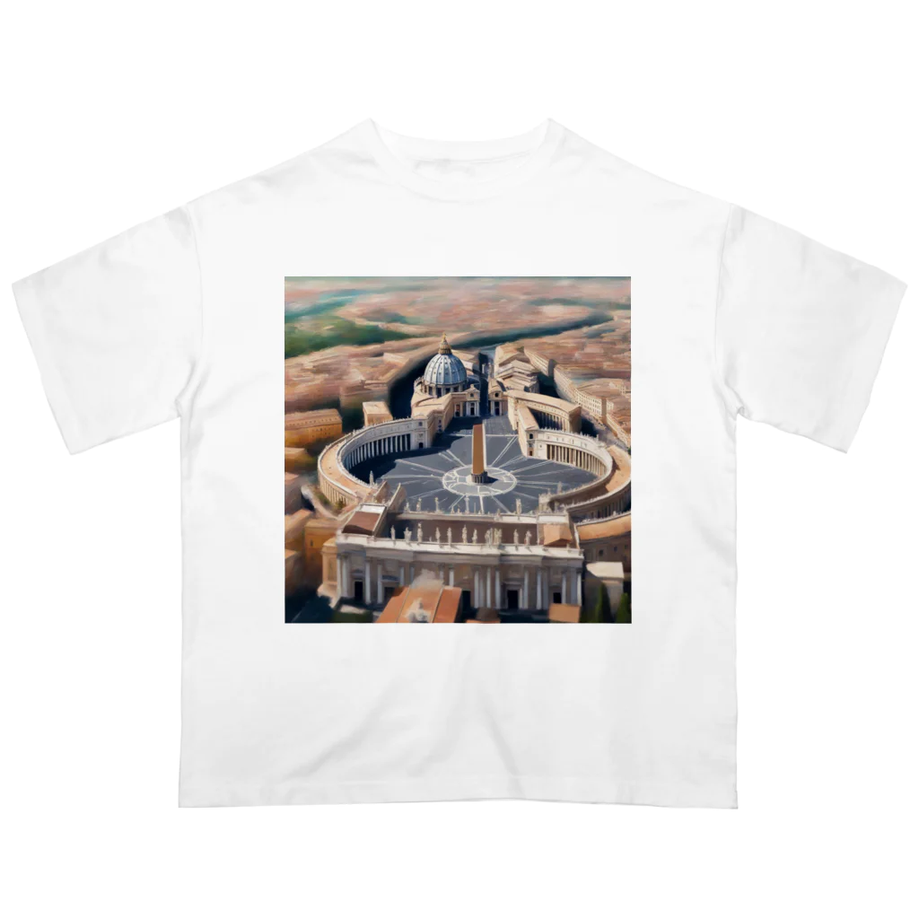 jmindのイタリアのバチカン市国 オーバーサイズTシャツ