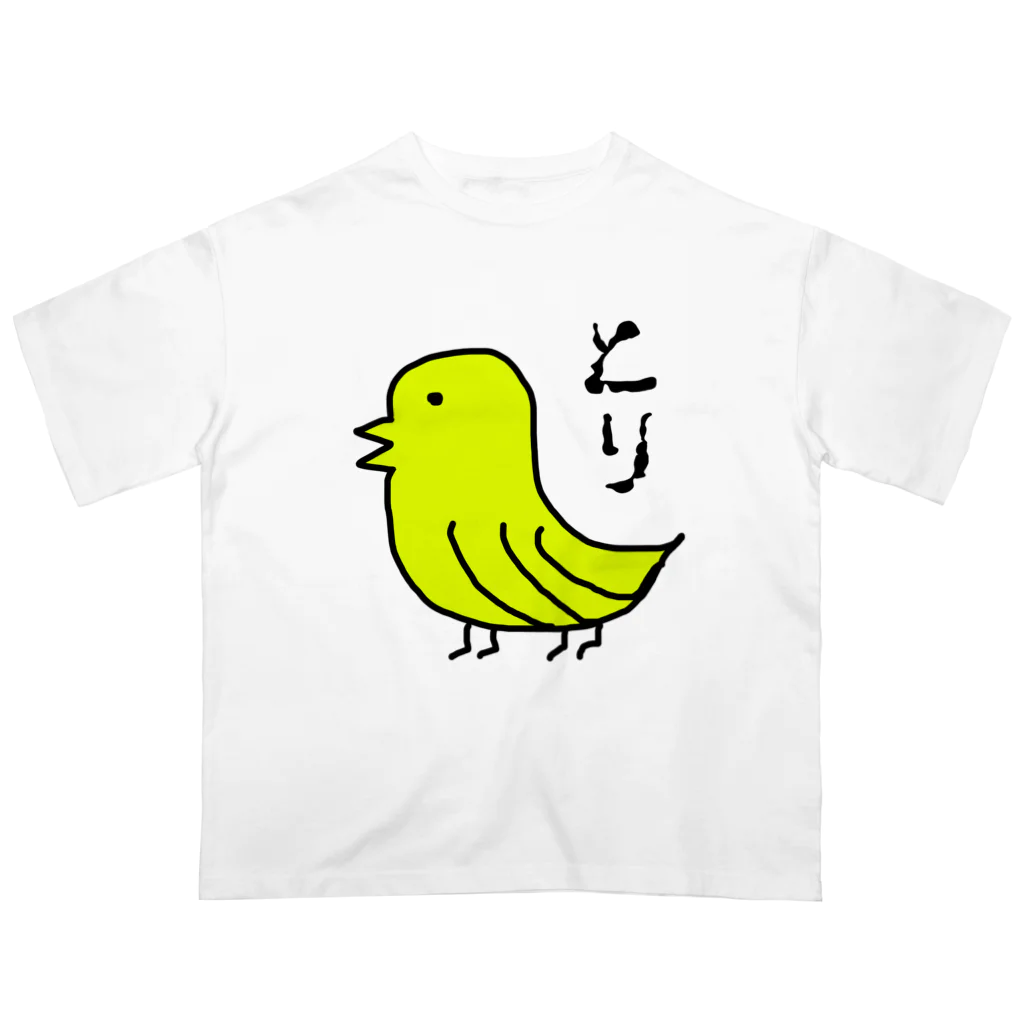 no_birdのとり オーバーサイズTシャツ