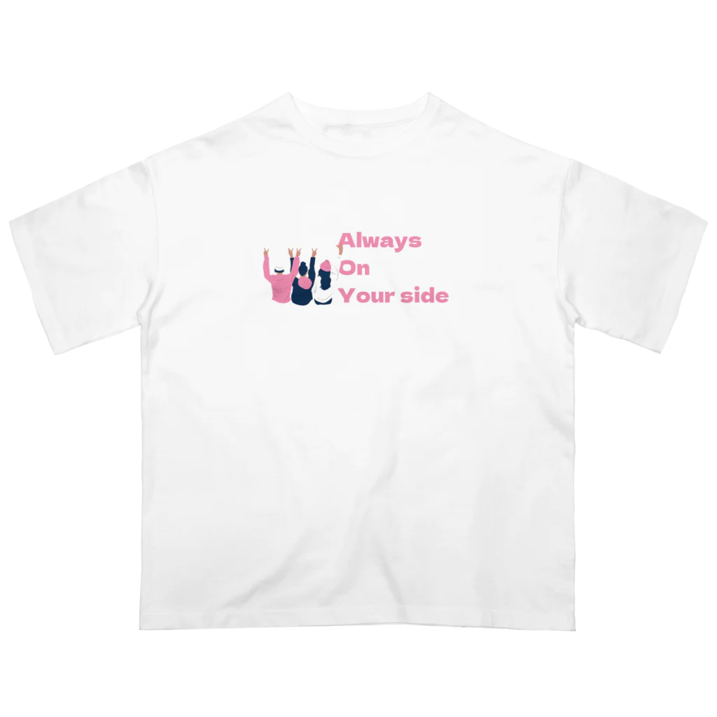 yurufemのAlways on your side  オーバーサイズTシャツ