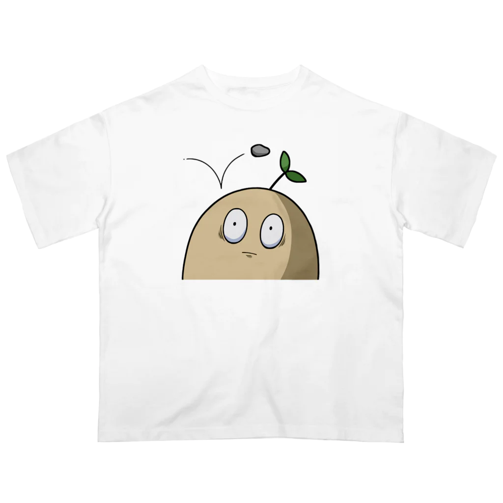 フラット寿明🥔Vtuberのイモポテト オーバーサイズTシャツ