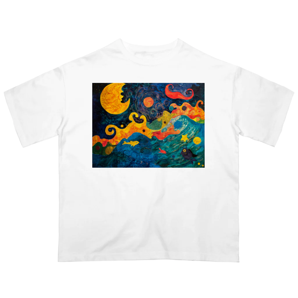 AQUAMETAVERSEのゲンノ夢　　NON13 オーバーサイズTシャツ