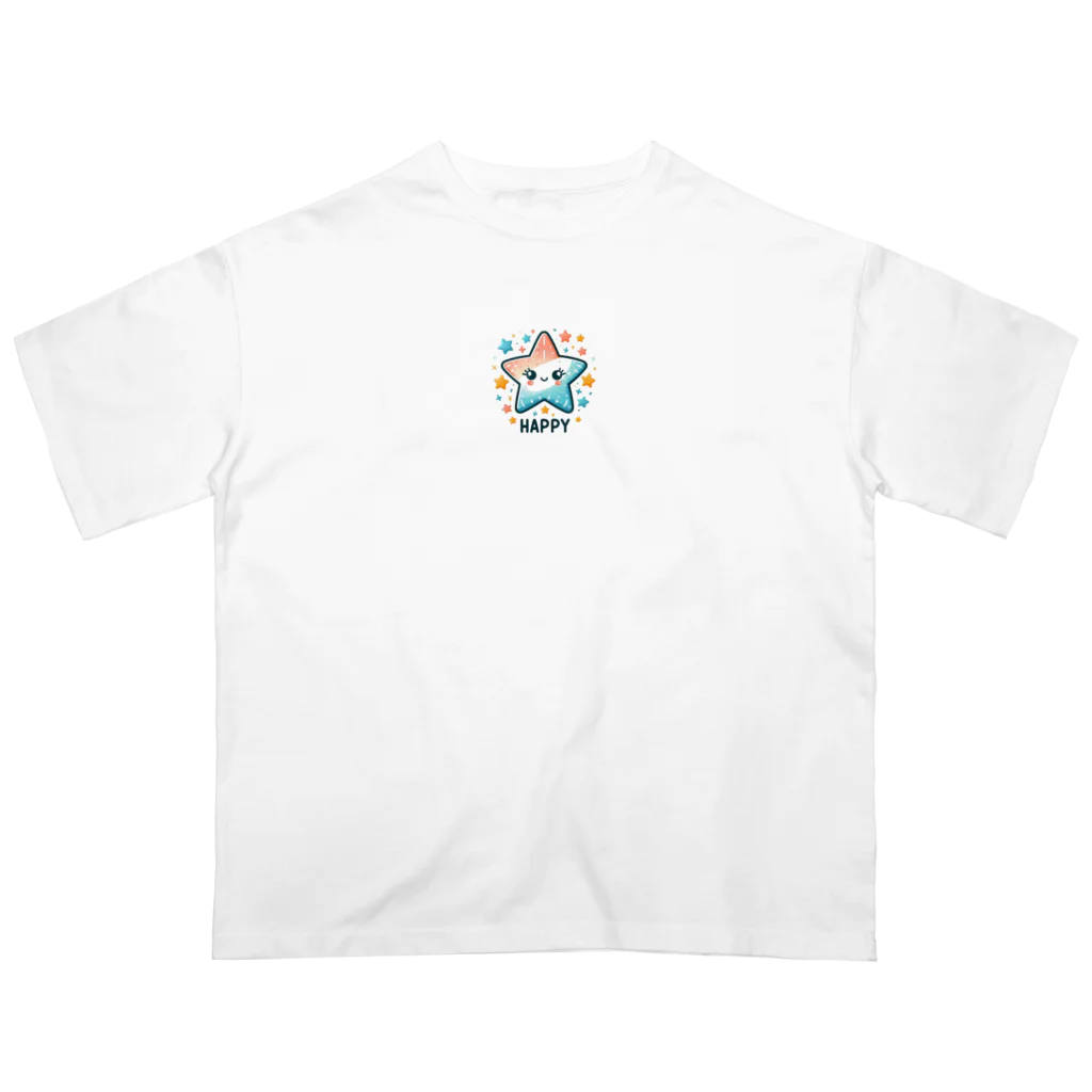 メアリーのめずらしいスターデザイン Oversized T-Shirt