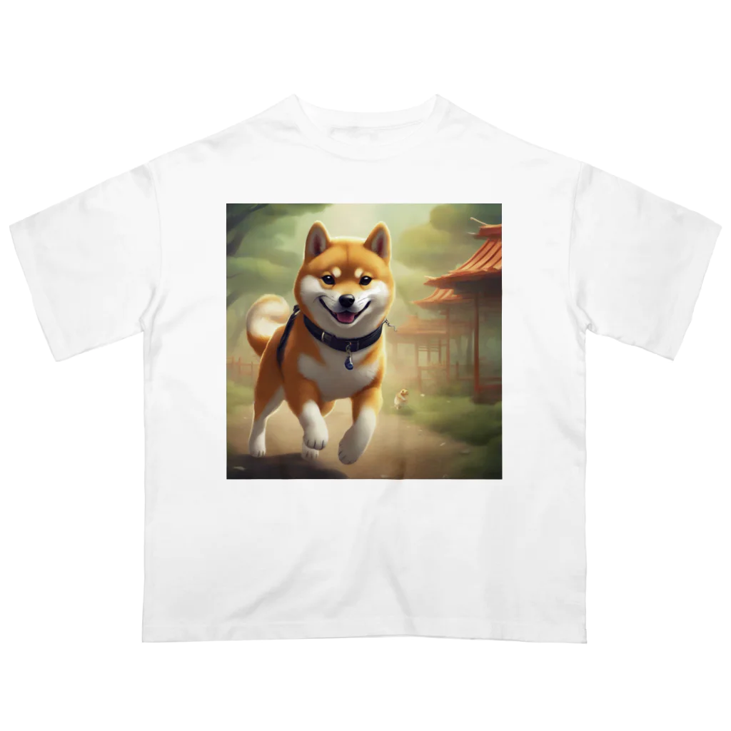 Ricky-Rickyのやんちゃな柴犬 オーバーサイズTシャツ