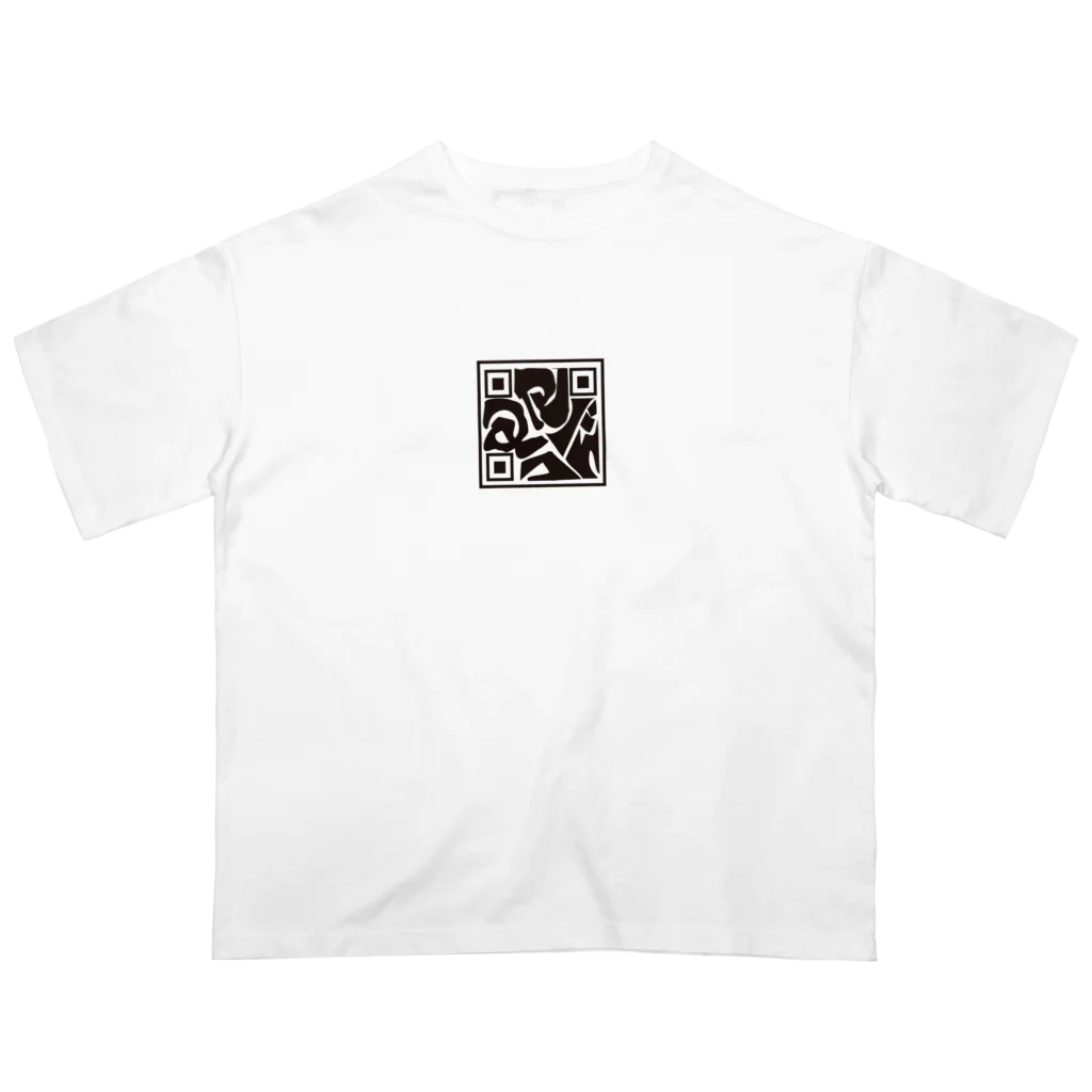 A_syのキューアールコード Oversized T-Shirt