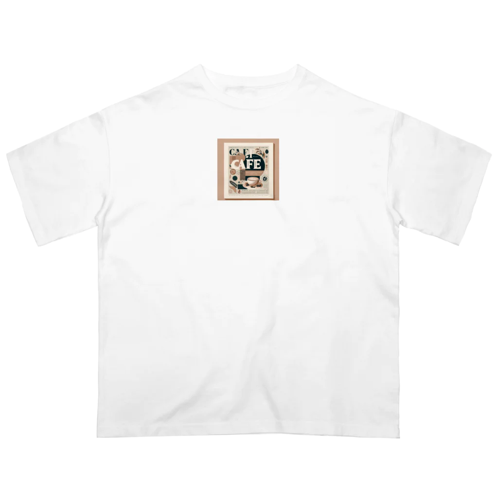 ryu_1137のカフェ・パステル Oversized T-Shirt