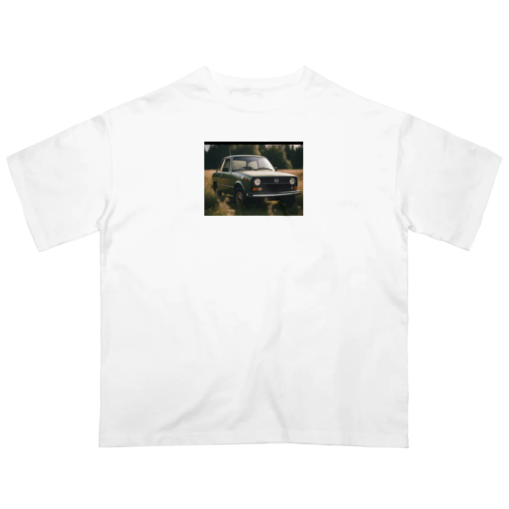 廃車輪業の小型車 Oversized T-Shirt