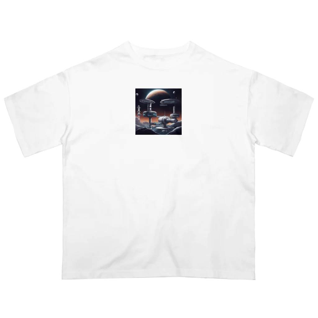 Banksy-sの1. Futura Space Station Oversized T-Shirt