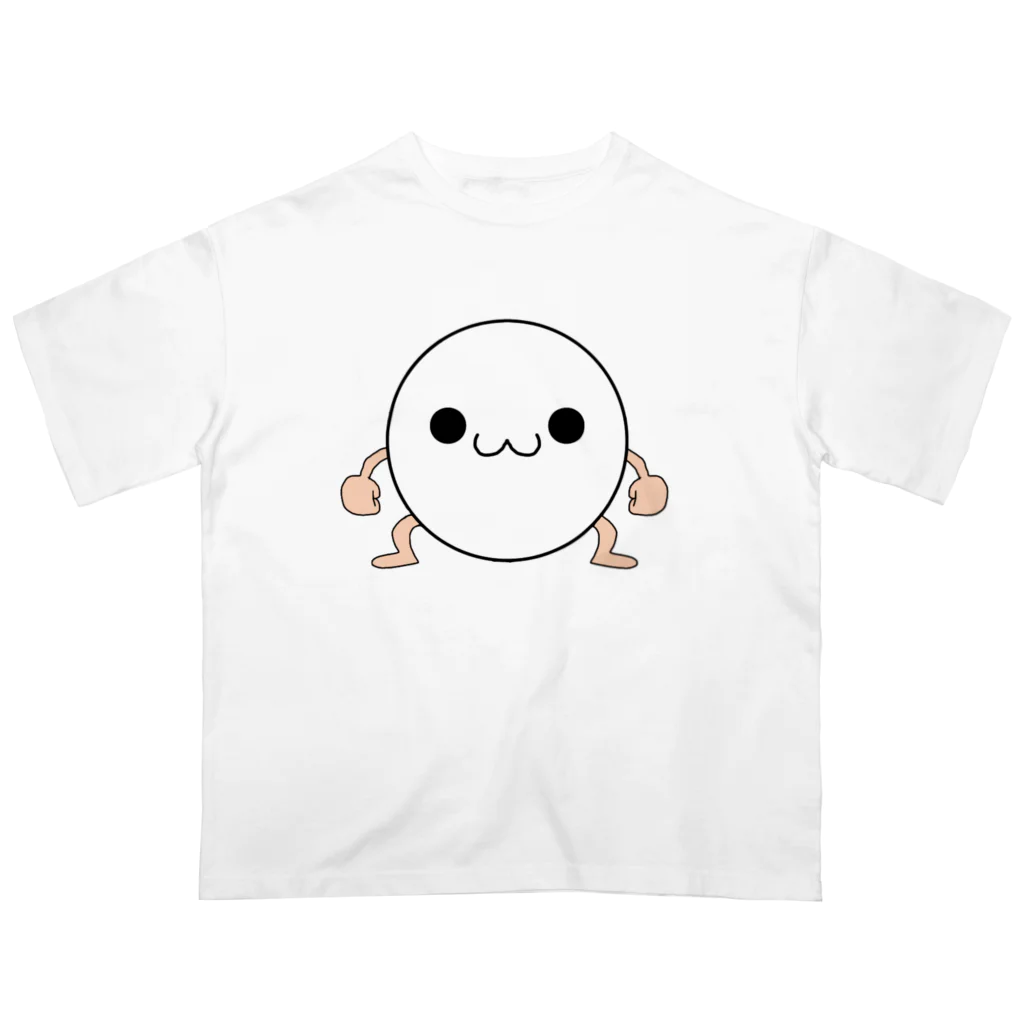 ぱけまるの【ぱけぐっず。】人間 オーバーサイズTシャツ