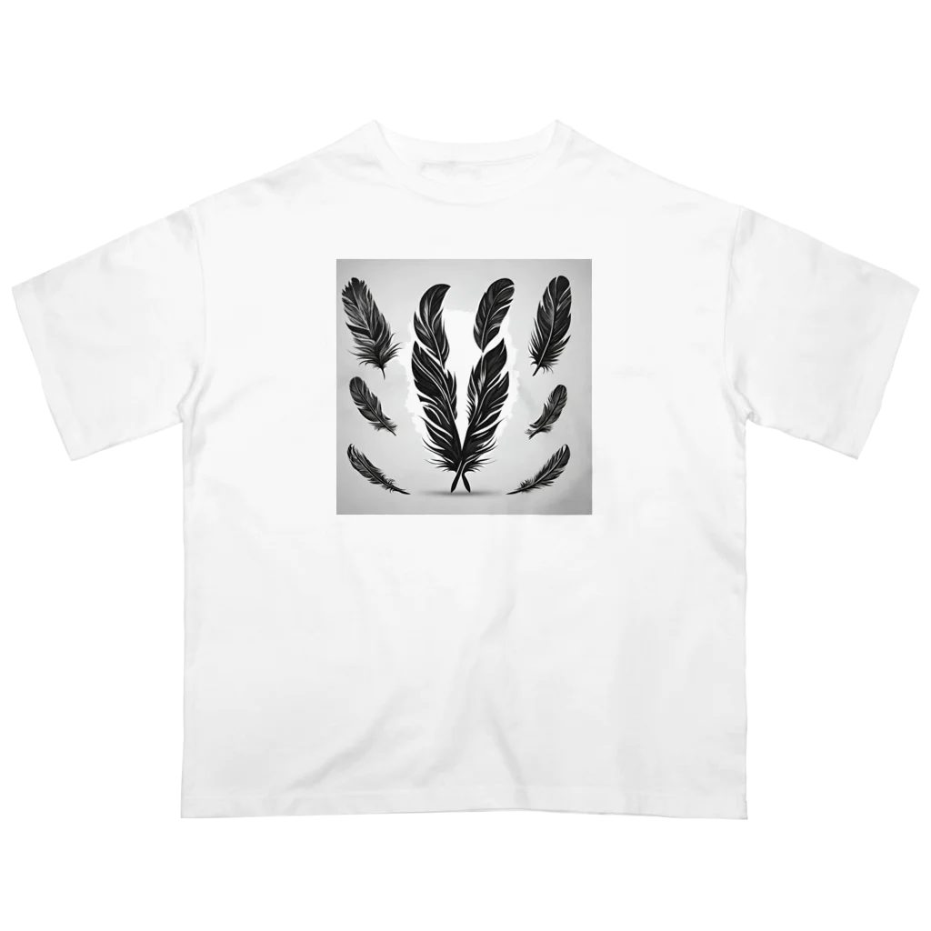 michael−skショップのfeathers of hope オーバーサイズTシャツ