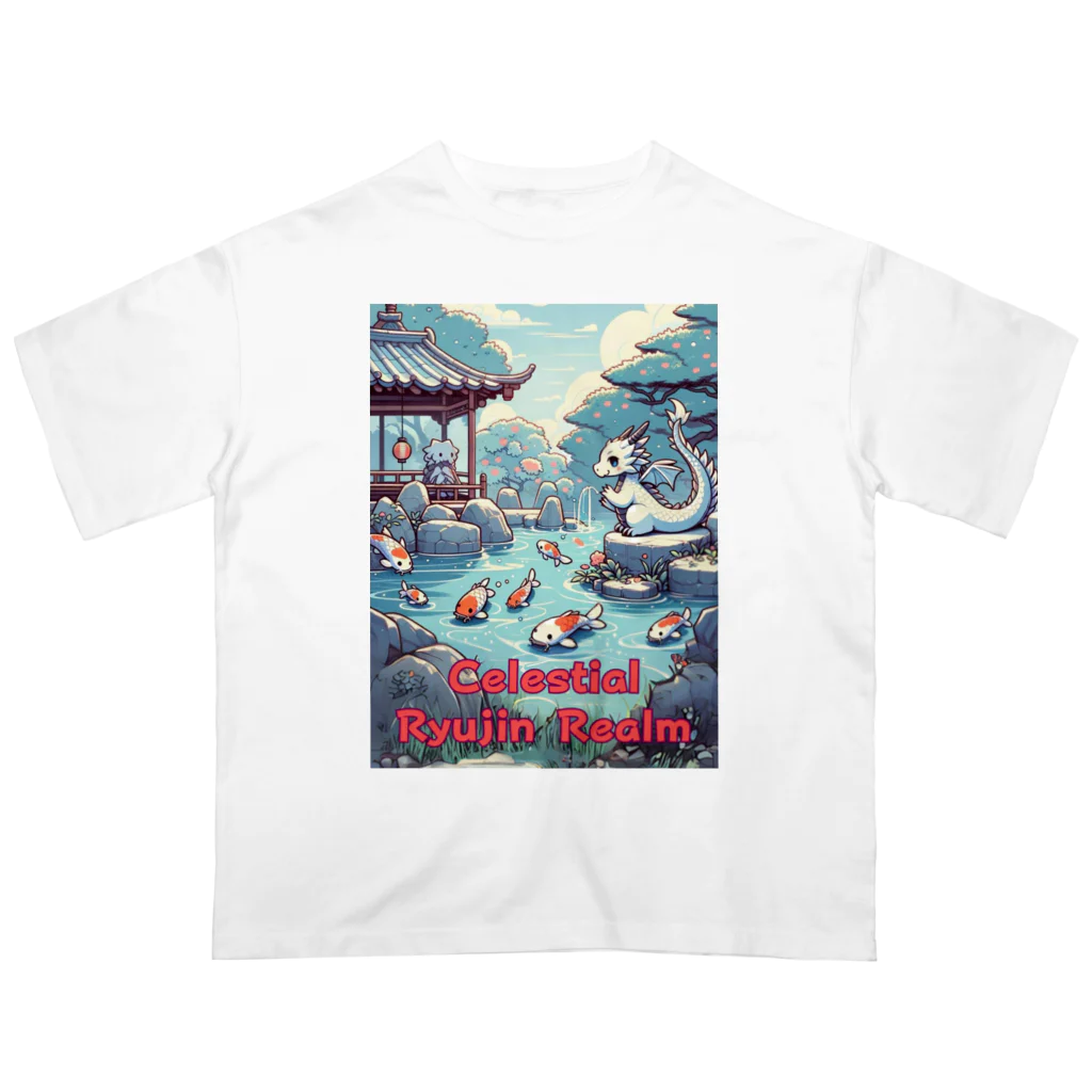 大江戸花火祭りのCelestial Ryujin Realm～天上の龍神領域2 Oversized T-Shirt