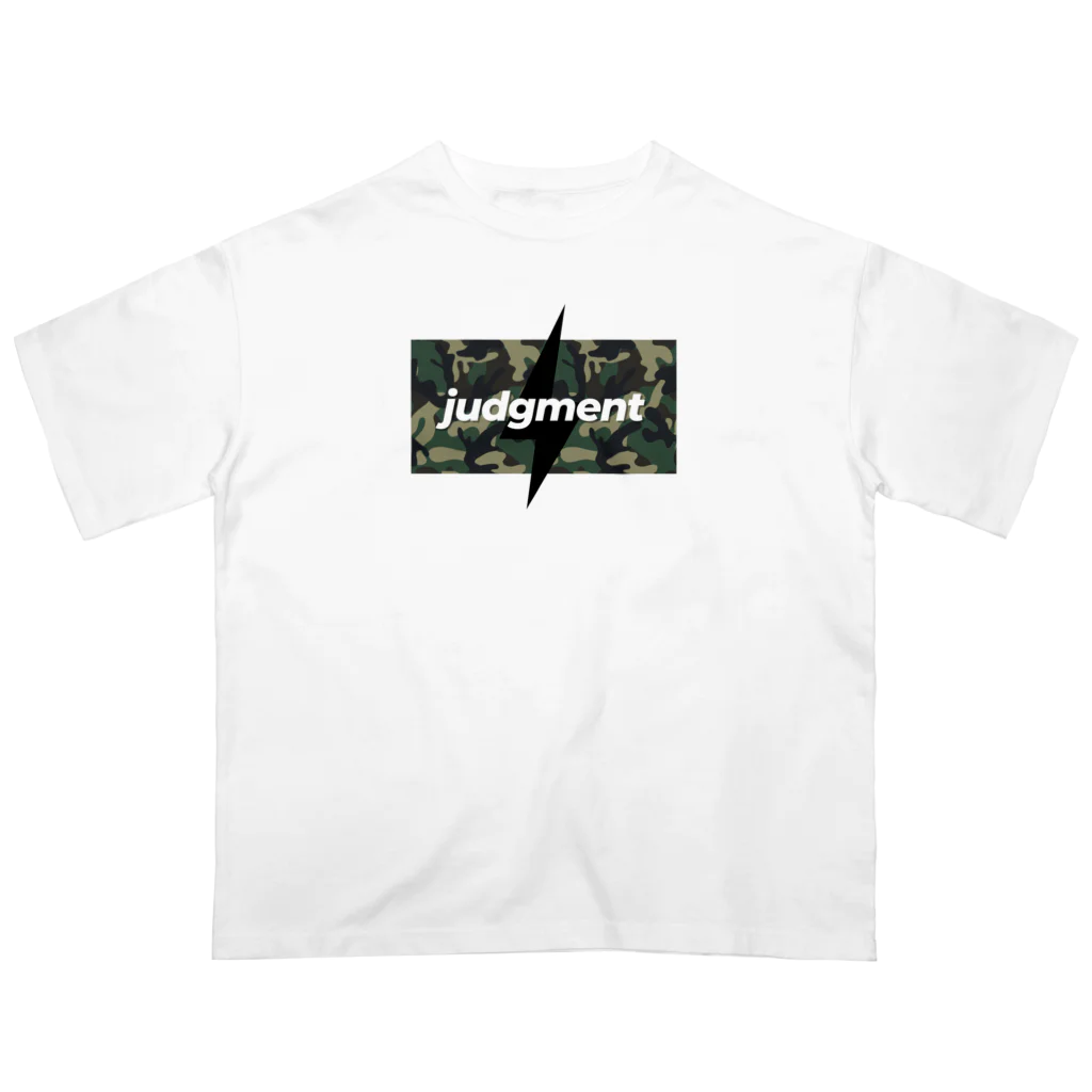 judgment produceの【judgment produce】judgment迷彩（緑） オーバーサイズTシャツ