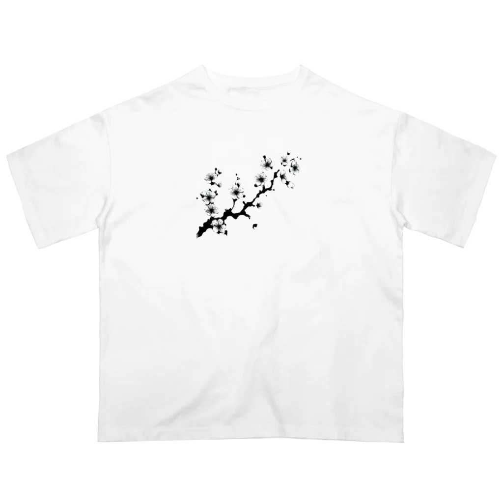 tenhou3の桜の木 オーバーサイズTシャツ