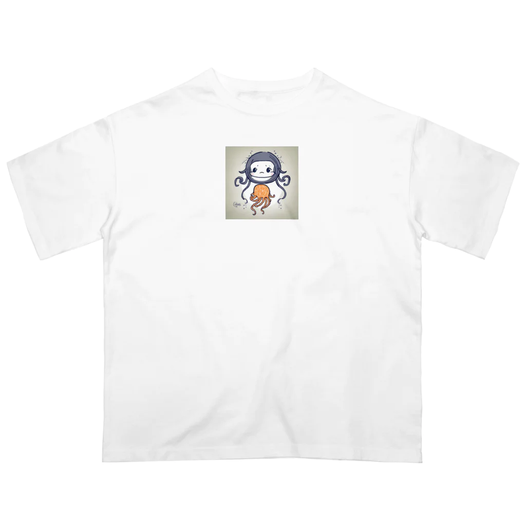 MEGROOVEのクラゲの子 Oversized T-Shirt