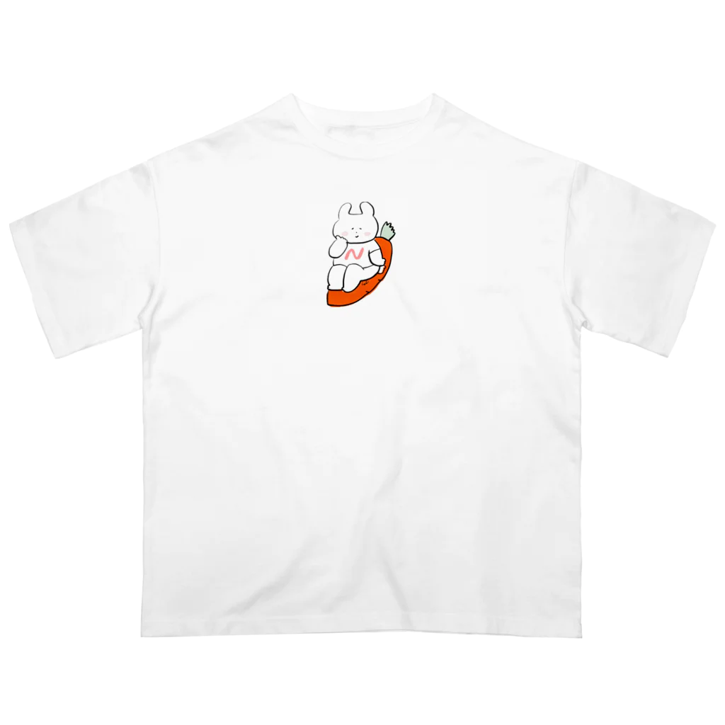 ハルイのはっぴーうさちゃんN オーバーサイズTシャツ