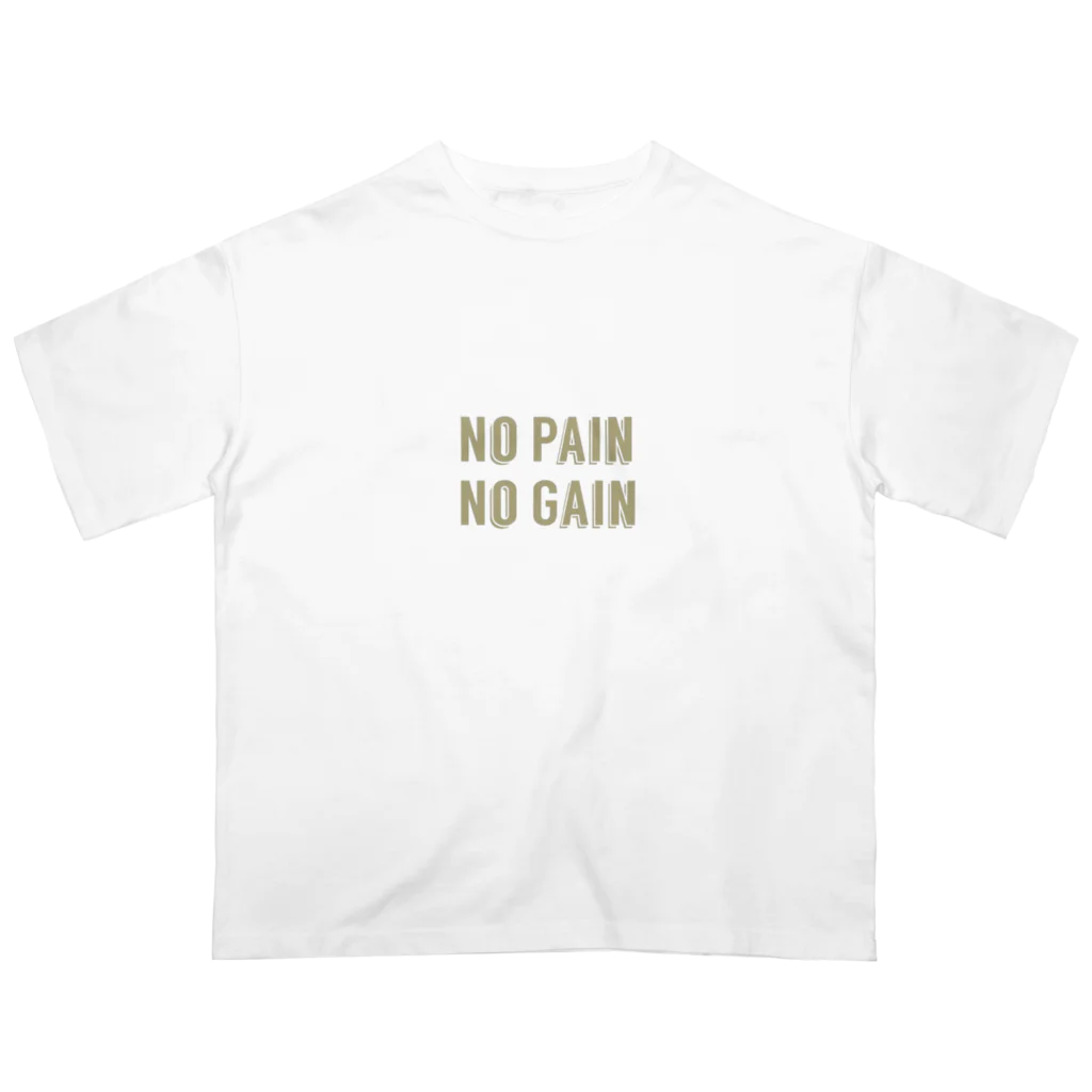 muscle_0419の痛みがなければ成果がない オーバーサイズTシャツ