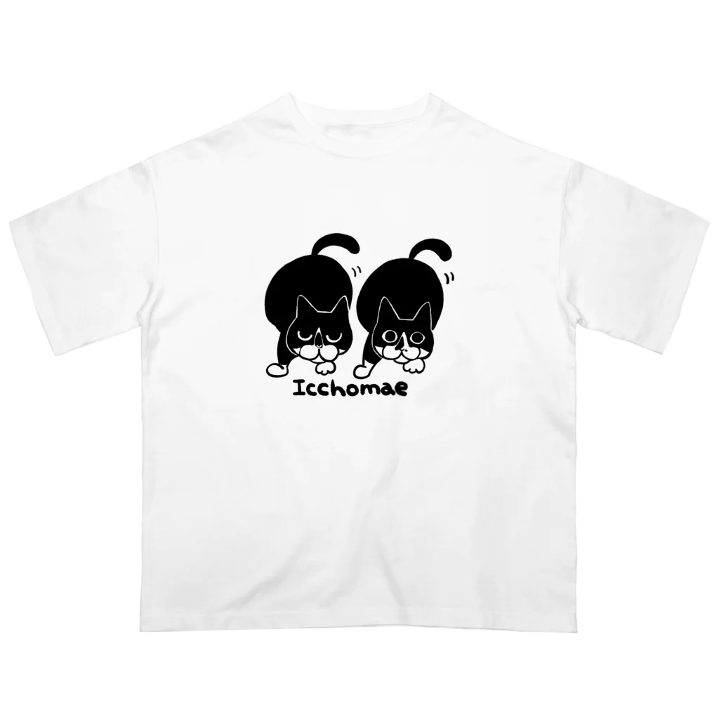 nekomataのIcchomaeオーバーサイズTシャツ Oversized T-Shirt