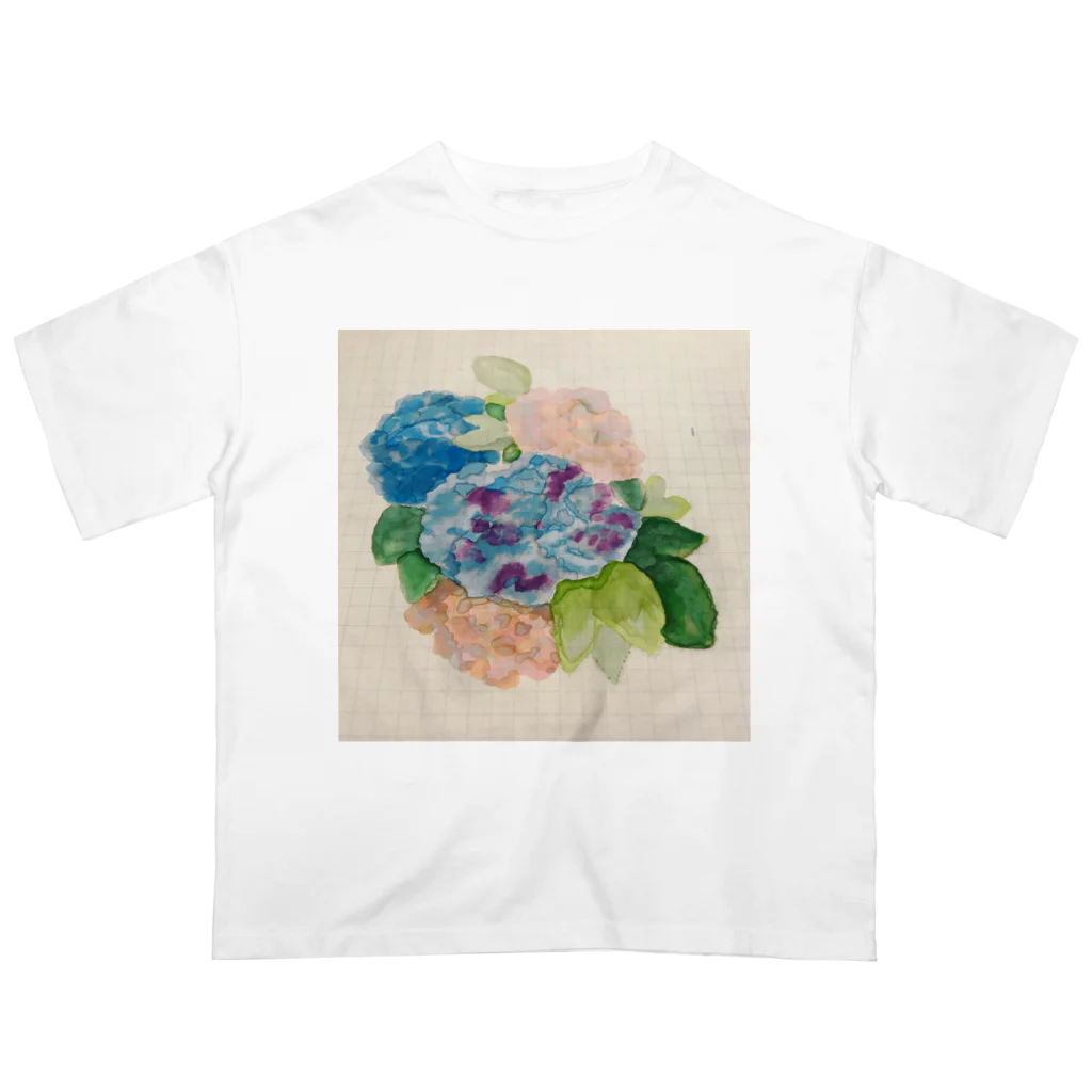 日々の折々の霞-紫陽花 Oversized T-Shirt