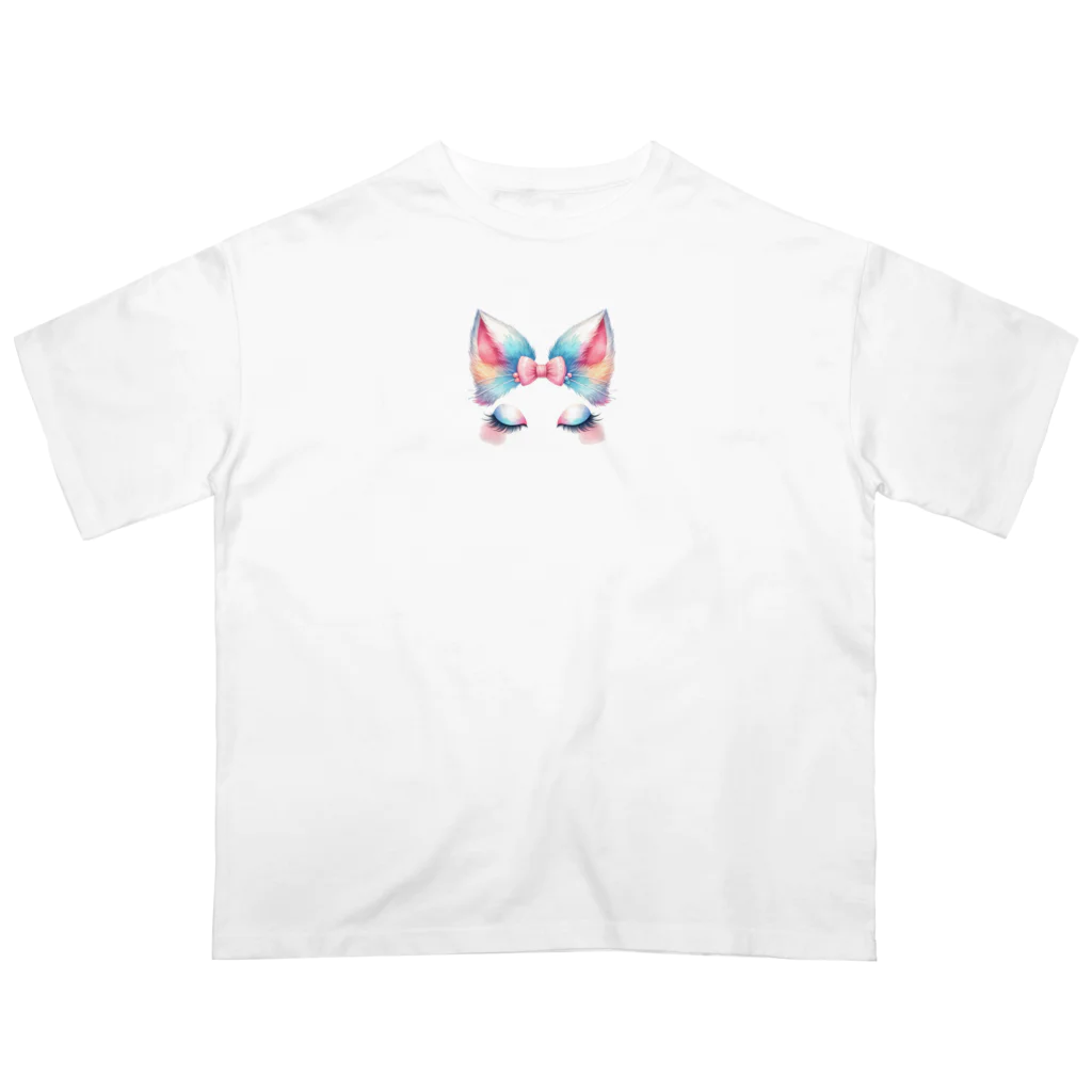 fupuleeのメイクだいすきNekokoさん🐱 オーバーサイズTシャツ