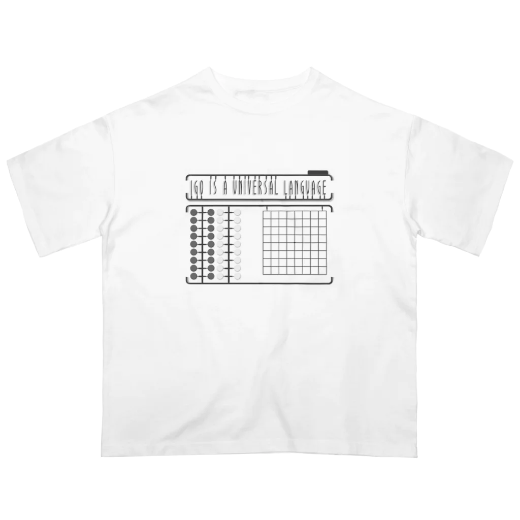 うぶすな京都の囲碁Tシャツ（プラモ） オーバーサイズTシャツ