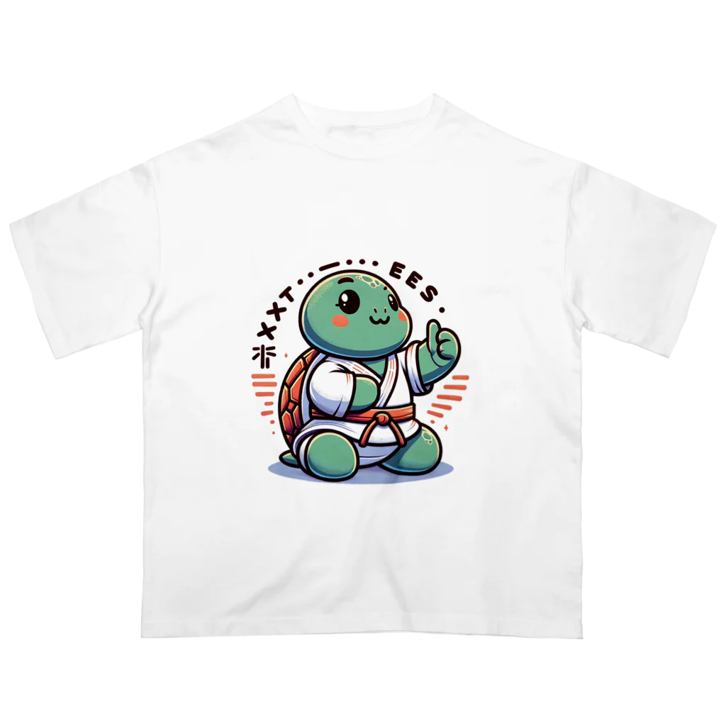 Mushikingの武道カメ オーバーサイズTシャツ